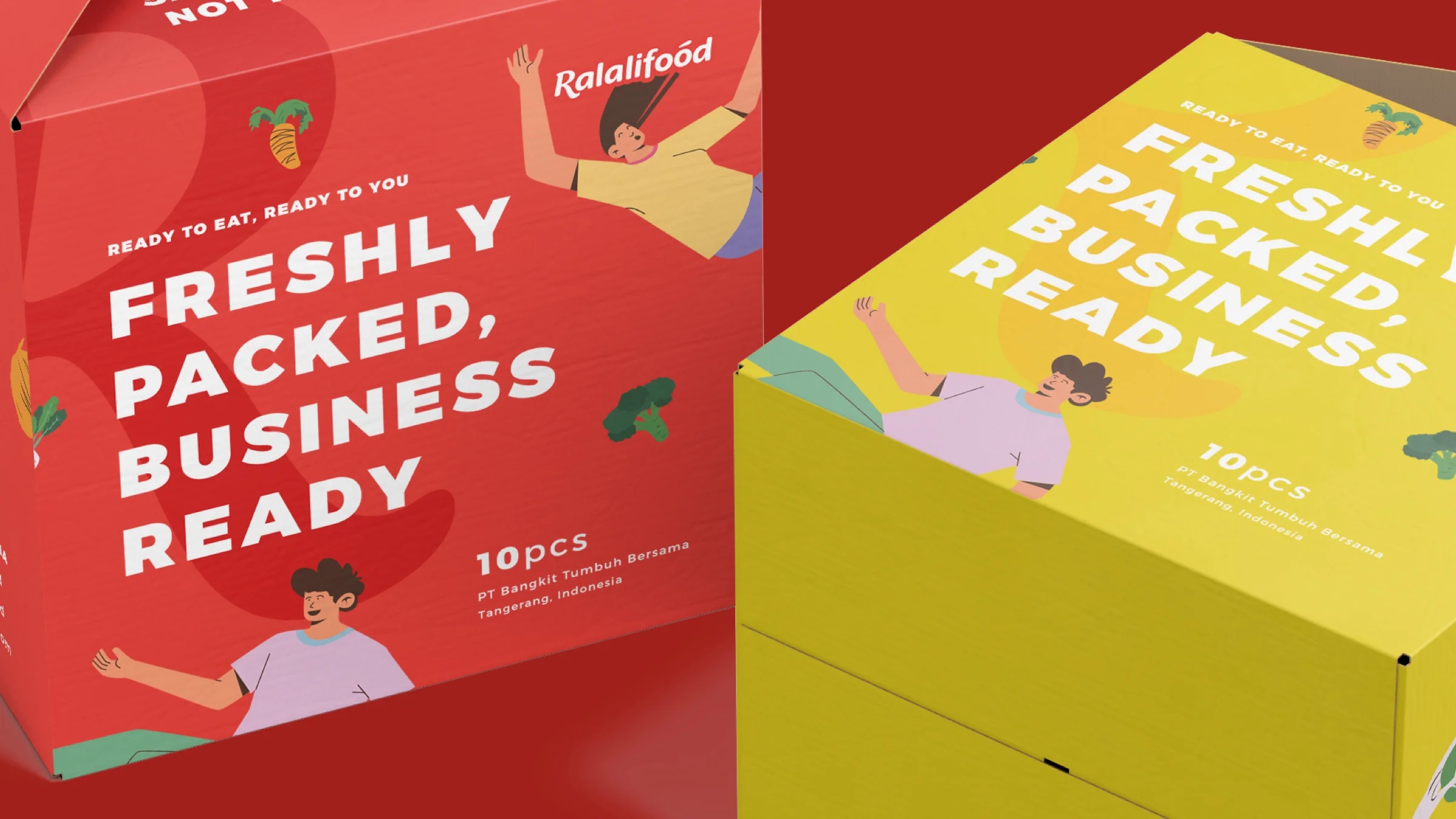 RalaliFood packaging mockup